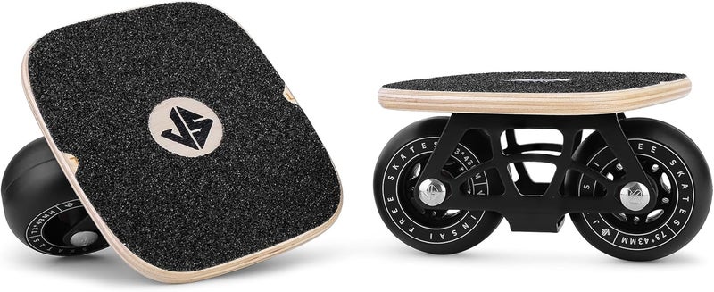 Sanxup FreeSkates Portable Roller Road Drift Skates Plate, with Maple Deck Anti-Slip, Board Split Skateboard with PU Wheels High-end Bearings - Image 1